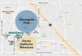 Anaheim California On A Map Maps Of the Disneyland Resort