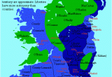 Ancient Ireland Map the Map Makes A Strong Distinction Between Irish and Anglo French