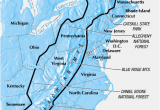 Appalachian Mountains Canada Map Appalachian Mountains On Map Of Usa and Travel Information