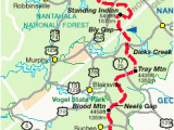 Appalachian Trail In Georgia Map Appalachian Trail Planner Website Includes Georgia north Carolina