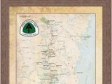 Appalachian Trail Tennessee Map Appalachian Trail Map Etsy