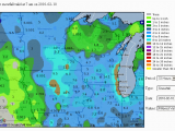 Austin Minnesota Map Snowfall totals Of February 7 9 2010