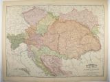 Austria On Map Of Europe Austria Map Hungary 1896 Large Map Transylvania Map Bosnia