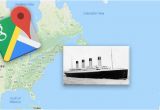 Ba Europe Route Map Google Maps Exact Location Of the Titanic Wreckage Revealed