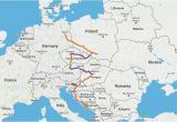 Backpack Europe Map Gateway to Eastern Europe Itinerary Travel Time 2 4 Weeks