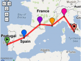 Backpack Europe Map Possible southern Europe Trip 2 Weeks Lisbon Madrid