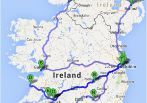 Ballina Ireland Map the Ultimate Irish Road Trip Guide How to See Ireland In 12 Days