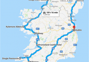 Ballina Ireland Map the Ultimate Itinerary for 7 Days In Ireland Travel and Vacation