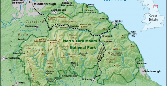 Bank Of England Location Map north York Moors Wikipedia