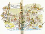 Barcelona Italy Map Barcelona Map Print Vintage City Of Barcelona Spain Map World