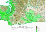 Bend oregon Elevation Map Washington Contour Map