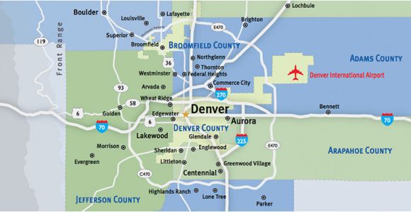 Bennett Colorado Map Communities Metro Denver