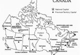 Blank Map Of Canada Provinces and Territories Printable Map Of Canada with Provinces and Territories and their