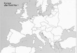 Blank Map Of Europe after Ww1 Blank Map Of Europe World War One Download them and Print