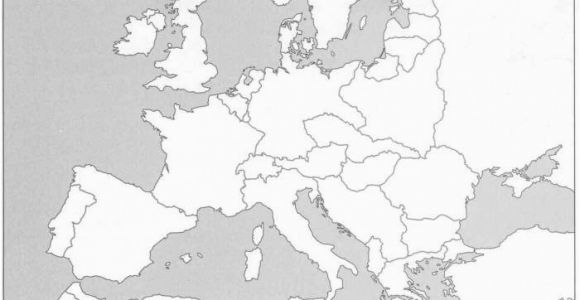 Blank Map Of Europe after Ww1 Blank Map Of Europe World War One Download them and Print