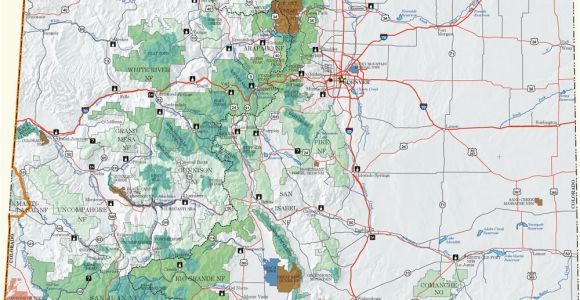 Blm Land Colorado Map Colorado Dispersed Camping Information Map