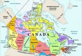 Bodies Of Water In Canada Map Map Of Canada with Capital Cities and Bodies Of Water thats