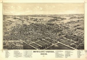 Bowling Green Ohio Map Ohio Vintage Panoramic Maps Collection On Cd Ebay