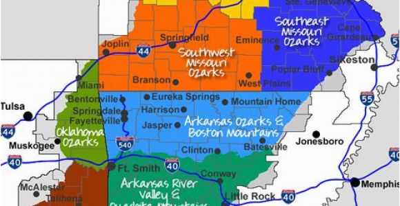 Bronson Springs Colorado Map Maps Maps and More Maps Of the Ozarks Ouachita Mountains