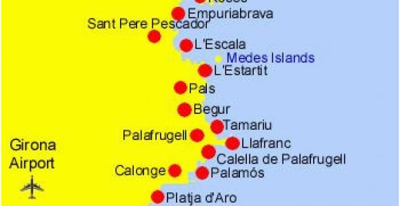 Calella Spain Map Costa Brava Espana Spain Map Spaintoursim Spain All