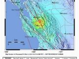 California Earthquake today Map Bsl Hazard Information