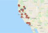 California forest Fire Map Map See where Wildfires are Burning In California Nbc southern