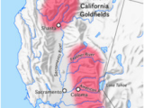 California Gold Mines Map California Gold Rush Wikipedia