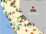 California Map Drawing the Ultimate Road Trip Map Of Places to Visit In California Travel
