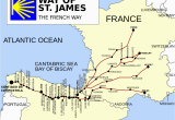 Camino Walk Spain Map French Way Wikipedia