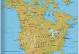 Canada America Border Map the Map Shows the States Of north America Canada Usa and Mexico