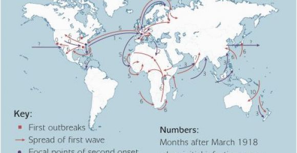 Canada Flu Map Mapping the Outbreak 1918 Spanish Flu Epidemic Flu