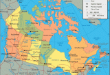 Canada Map Lakes and Rivers Canada Map and Satellite Image