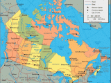 Canada Map Lakes and Rivers Canada Map and Satellite Image