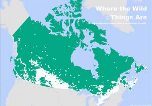 Canada Population Distribution Map This is How Empty Canada Really is Photos Huffpost Canada
