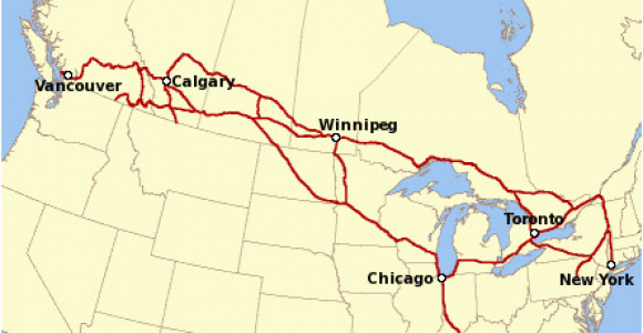 Canada Railroad Map Canadian Pacific Railway Wikipedia