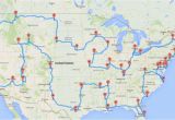 Canada Road Trip Trip Planner Map This Map Shows the Ultimate U S Road Trip Mental Floss