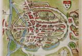 Canterbury England Map A Historic Map Of Canterbury by Anonymous British Library