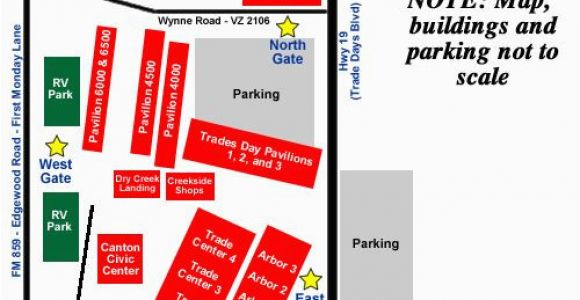 Canton Texas Flea Market Map Map Of Canton Trade Days Aerial View Of the Canton First Monday