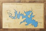 Canyon Lake Texas Map Amazon Com Canyon Lake Texas Framed Wood Map Wall Hanging Handmade