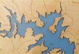 Canyon Lake Texas Map Amazon Com Canyon Lake Texas Framed Wood Map Wall Hanging Handmade