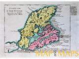 Cape Breton Canada Map Cape Breton Canada L isle Royale by Berlin Schwabe 1756