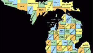 Cass County Michigan Map Michigan County Codes