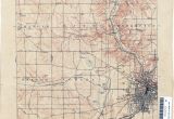 Central Ohio County Map Ohio Historical topographic Maps Perry Castaa Eda Map Collection