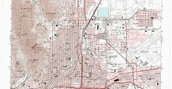 Clint Texas Map El Paso topographic Map Tx Usgs topo Quad 31106g4