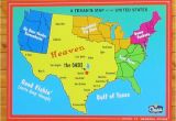 Colleges Texas Map A Texan S Map Of the United States Featuring the Oasis Restaurant