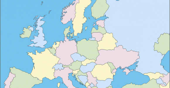 Color In Europe Map Europe Free Map Free Blank Map Free Outline Map Free