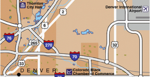 Colorado Airports Map Denver International Airport Airport Maps Maps and Directions to