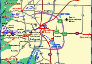 Colorado Front Range Map towns within One Hour Drive Of Denver area Colorado Vacation Directory