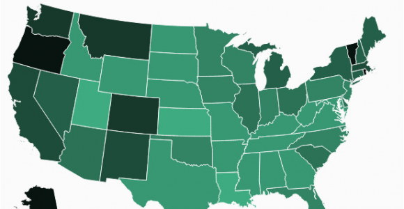 Colorado Marijuana Map where Americans Smoke Marijuana the Most American Life Cannabis