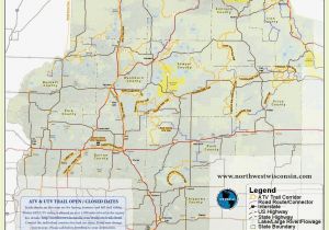 Colorado Ohv Trail Maps Nw Wisconsin atv Snowmobile Corridor Map 4 Wheeling Pinterest